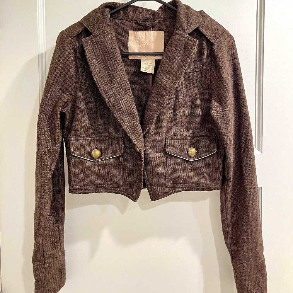 Vintage Refuge cropped coat